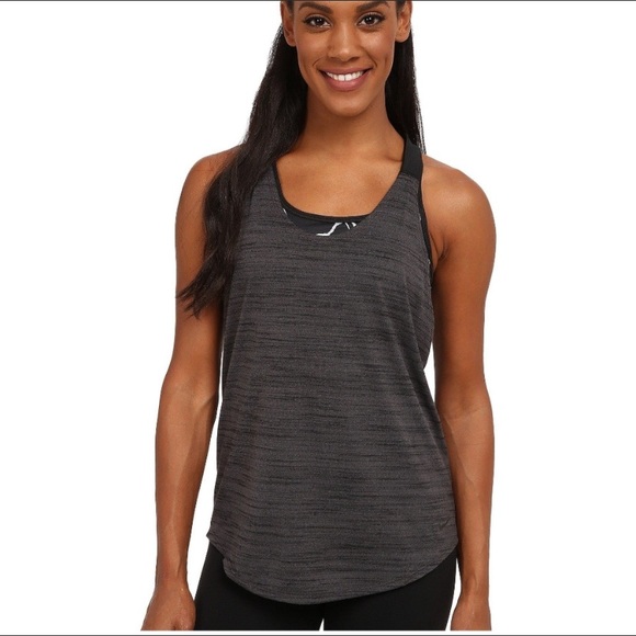 Nike Tops - Nike Dri-Fit Elastika Heathered Tank